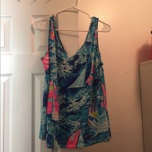 Worn once, never washed Lilly Pulitzer Tank Top